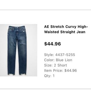 American Eagle Outfitters Blue Denim Jeans